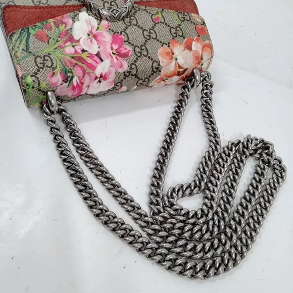 GUCCI - Dionysus Bag Flora Print GG Coated Canvas Mini R748 - Picture 3 of 8